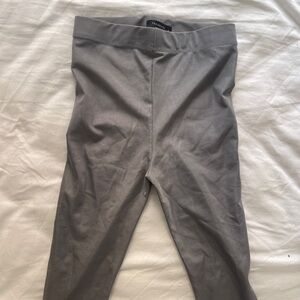 Gray leggings